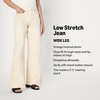 image:imageAmazon Essentials Womens HighRise Wide Leg Crop JeansEcru