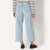 image:imageAmazon Essentials Womens HighRise Wide Leg Crop JeansIced Blue Light Wash