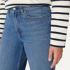 image:imageAmazon Essentials Womens HighRise Wide Leg Crop JeansMedium Blue Vintage