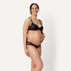 image:imageAmazon Essentials Womens Maternity Under Bump All over Stretch Lace Brief Pack of 6Black
