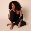 image:imageAmazon Essentials Womens Pajama Pants Lightweight Knit Jersey JoggerBlack