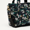 image:imageAmazon Essentials Womens Quilted Cotton Tote HandbagBlack Floral