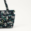 image:imageAmazon Essentials Womens Quilted Cotton Tote HandbagBlack Floral