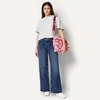 image:imageAmazon Essentials Womens Quilted Cotton Tote HandbagPink Floral