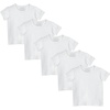 image:imageAmazon Essentials Boys Cotton Jersey Crew Neck Undershirt Pack of 5White