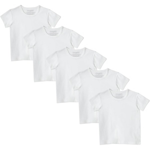 image:imageAmazon Essentials Boys Cotton Jersey Crew Neck Undershirt Pack of 5White