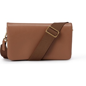 image:imageAmazon Essentials Womens Lightweight Clutch Crossbody BagTan