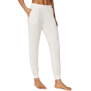 image:imageAmazon Essentials Womens Pajama Pants Lightweight Knit Jersey JoggerIvory
