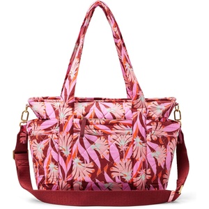 image:imageAmazon Essentials Womens Quilted Cotton Tote HandbagPink Floral