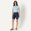 image:imageAmazon Essentials Womens MidRise Slim Fit Bermuda Shorts with PocketsDark Wash