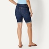 image:imageAmazon Essentials Womens MidRise Slim Fit Bermuda Shorts with PocketsDark Wash