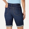 image:imageAmazon Essentials Womens MidRise Slim Fit Bermuda Shorts with PocketsDark Wash