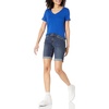 image:imageAmazon Essentials Womens MidRise Slim Fit Bermuda Shorts with PocketsDark Wash