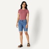 image:imageAmazon Essentials Womens MidRise Slim Fit Bermuda Shorts with PocketsMedium Blue Vintage