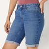 image:imageAmazon Essentials Womens MidRise Slim Fit Bermuda Shorts with PocketsMedium Blue Vintage