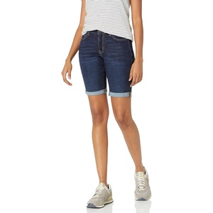 image:imageAmazon Essentials Womens MidRise Slim Fit Bermuda Shorts with PocketsRinse