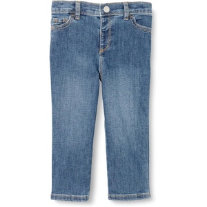 image:imageAmazon Essentials x Sofia Grainge Toddler and Baby Boys Pull On Straight Fit Jeans with Elastic WaistMedium Indigo Wash