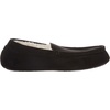 image:imageAmazon Essentials Mens Memory Foam Moccasin SlippersBlack Microsuede