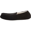 image:imageAmazon Essentials Mens Memory Foam Moccasin SlippersBlack Microsuede