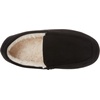 image:imageAmazon Essentials Mens Memory Foam Moccasin SlippersBlack Microsuede