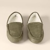 image:imageAmazon Essentials Mens Memory Foam Moccasin SlippersDark Olive Microsuede