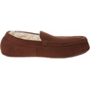 image:imageAmazon Essentials Mens Memory Foam Moccasin SlippersDark Toffee Brown Microsuede