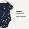 image:imageAmazon Essentials x Sofia Grainge Unisex Babies Short Sleeve Crewneck BodysuitBunniesLight BlueStripe