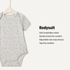 image:imageAmazon Essentials x Sofia Grainge Unisex Babies Short Sleeve Crewneck BodysuitDark GreenSheepStripe