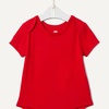 image:imageAmazon Essentials x Sofia Grainge Unisex Babies Short Sleeve Crewneck BodysuitIvoryRedApple Hearts