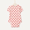 image:imageAmazon Essentials x Sofia Grainge Unisex Babies Short Sleeve Crewneck BodysuitIvoryRedApple Hearts