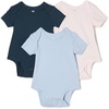 image:imageAmazon Essentials x Sofia Grainge Unisex Babies Short Sleeve Crewneck BodysuitDark NavyIvoryLight Blue