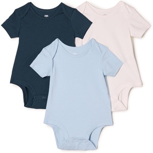 image:imageAmazon Essentials x Sofia Grainge Unisex Babies Short Sleeve Crewneck BodysuitDark NavyIvoryLight Blue