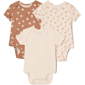 image:imageAmazon Essentials x Sofia Grainge Unisex Babies Short Sleeve Crewneck BodysuitIvoryLamb FacesRabbits