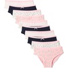image:imageAmazon Essentials Girls Cotton Jersey Bikini Underwear Pack of 10Spot Stripe Navy
