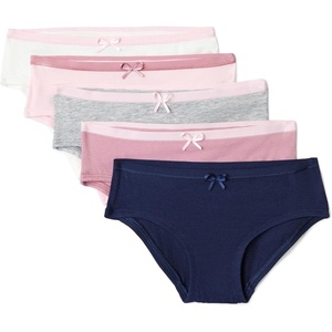image:imageAmazon Essentials Girls Cotton Jersey Bikini Underwear Pack of 10Neutrals