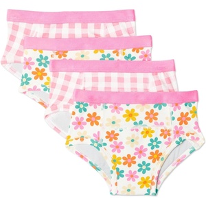 image:imageAmazon Essentials Unisex Toddlers Cotton Training UnderwearGingham Flowers