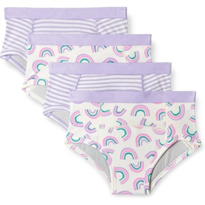 image:imageAmazon Essentials Unisex Toddlers Cotton Training UnderwearRainbow Stripes