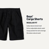 image:imageAmazon Essentials Boys Stretch Pull On Cargo ShortsBlack