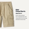 image:imageAmazon Essentials Boys Stretch Pull On Cargo ShortsKhaki Tan