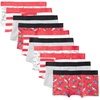 image:imageAmazon Essentials Boys Cotton Jersey Boxer Brief Underwear Pack of 10Grey Stripes Trucks