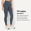 image:imageAmazon Essentials Womens Formflex High Rise Buttery Soft 78 Length Yoga Legging with 25 InseamSpace Dye Slate