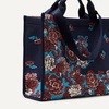 image:imageAmazon Essentials Womens Jacquard Tote Bag Black Animal Print One SizeNavy Floral