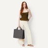 image:imageAmazon Essentials Womens Jacquard Tote Bag Black Animal Print One SizeNavy Geo