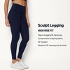 image:imageAmazon Essentials Womens Power Sculpt High Rise 78 Workout Length Legging with 25 InseamNavy
