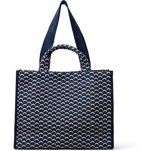 image:imageAmazon Essentials Womens Jacquard Tote Bag Black Animal Print One SizeNavy Geo