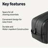 image:imageAmazon Essentials Large Travel Cosmetic Bag Dopp Kit Shaving Bag Black