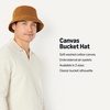 image:imageAmazon Essentials Mens Washed Cotton Bucket Hat with Air EyeletsBrown