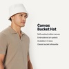 image:imageAmazon Essentials Mens Washed Cotton Bucket Hat with Air EyeletsWhite