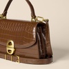 image:imageAmazon Essentials Womens Top Handle BagTan Faux Crocodile