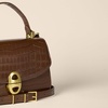 image:imageAmazon Essentials Womens Top Handle BagTan Faux Crocodile